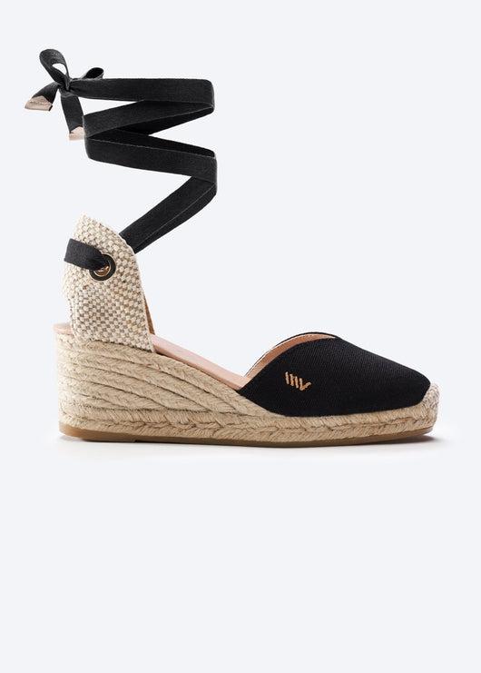 Gava Canvas Espadrille Wedges