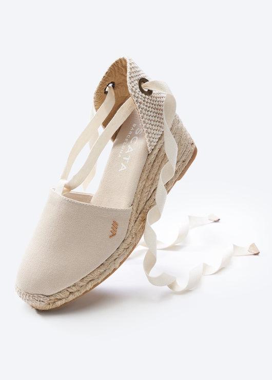 Escala Canvas Espadrille Wedges