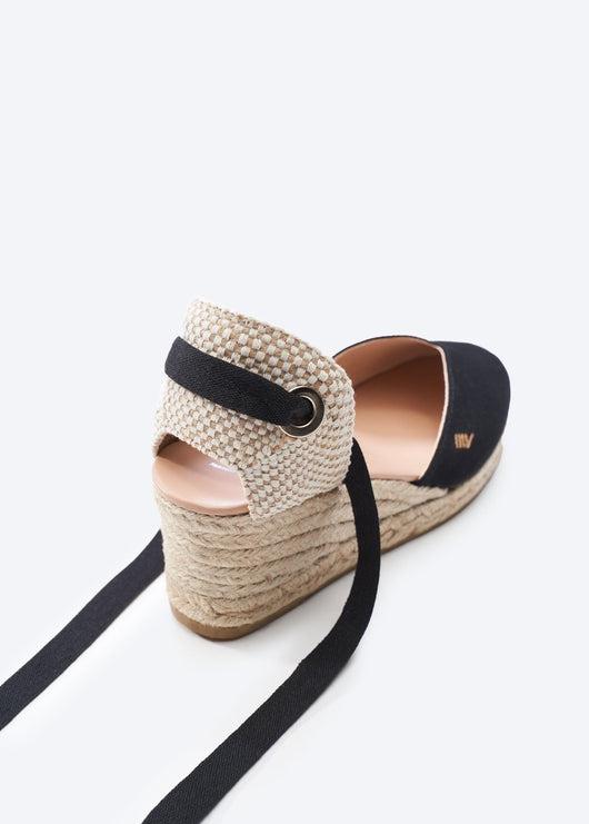 Gava Canvas Espadrille Wedges