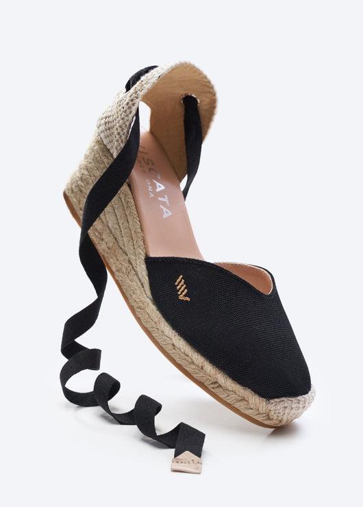 Gava Canvas Espadrille Wedges