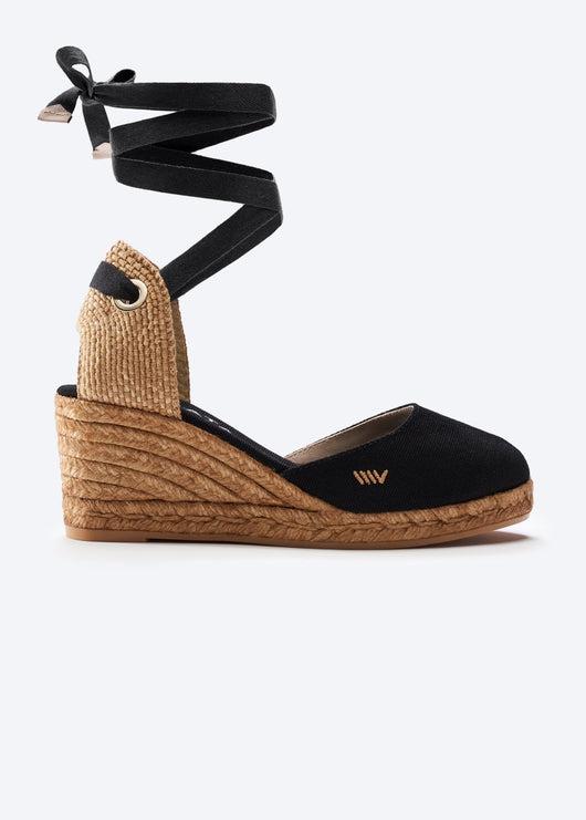 Sagaro Canvas Espadrille Wedges