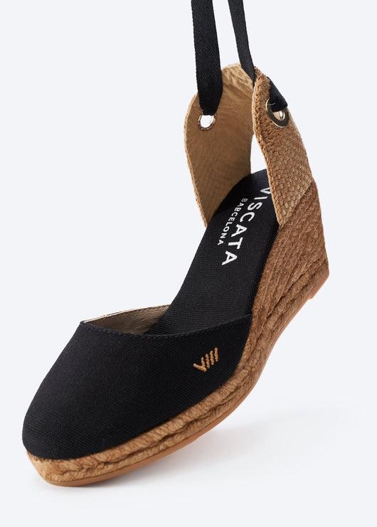 Sagaro Canvas Espadrille Wedges