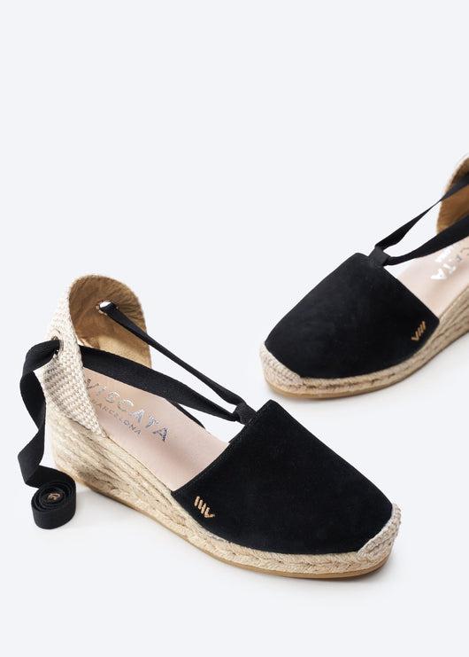 Fosca Suede Espadrille Wedges