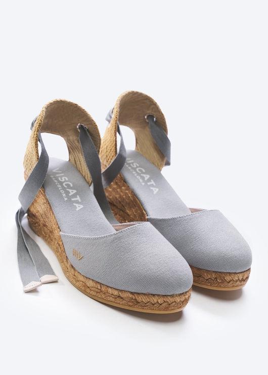 Sagaro Canvas Espadrille Wedges