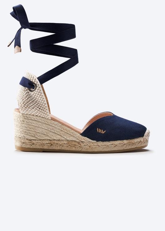 Gava Canvas Espadrille Wedges