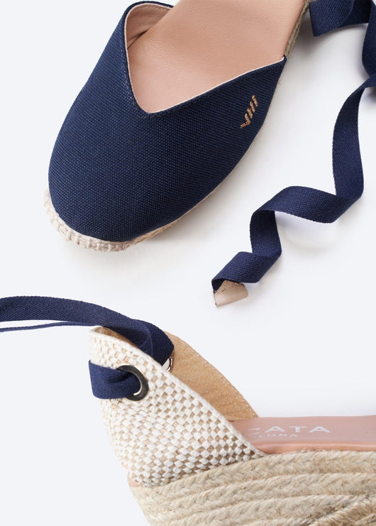 Gava Canvas Espadrille Wedges