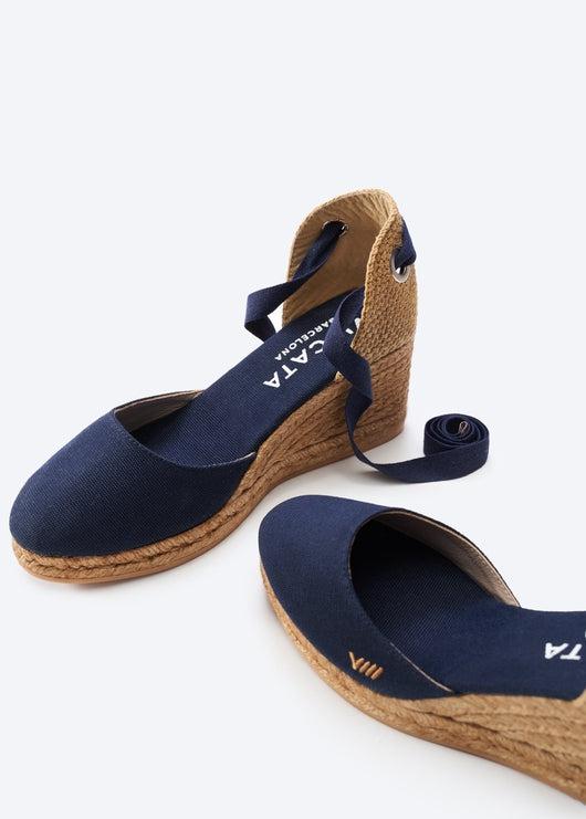 Sagaro Canvas Espadrille Wedges