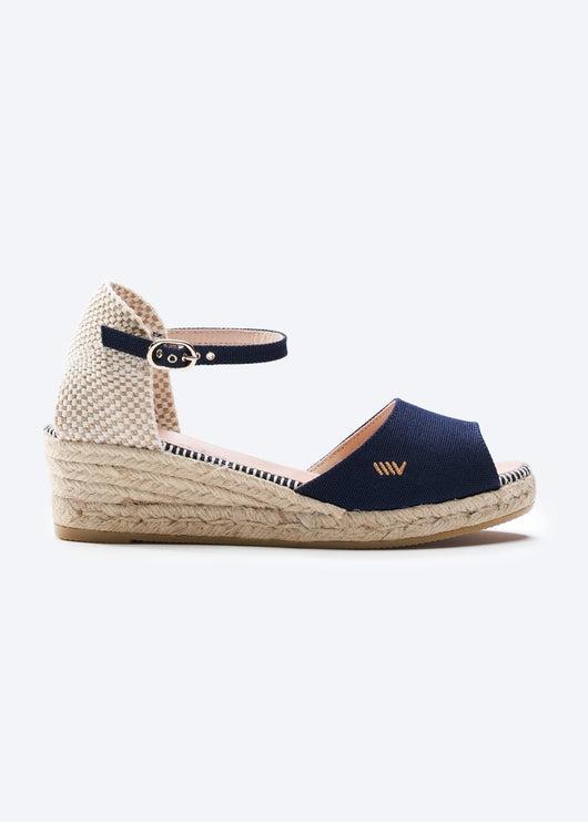 Cavall Canvas Espadrille Sandal Wedges