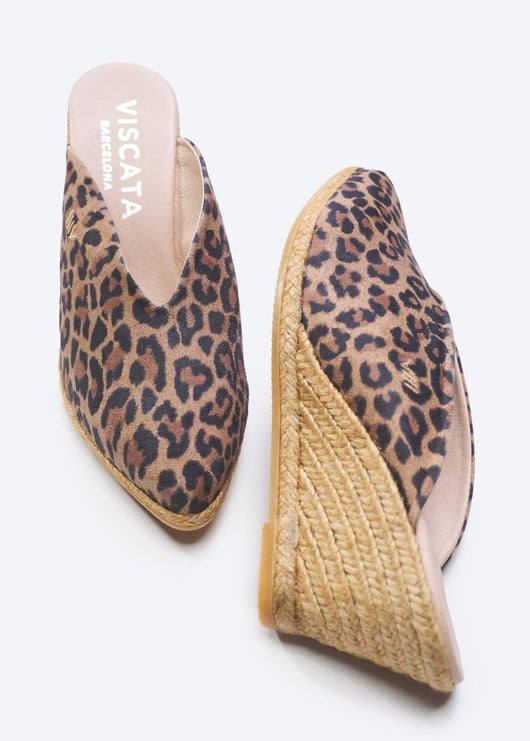 Truja Limited Edition Suede Espadrille Mule Wedges