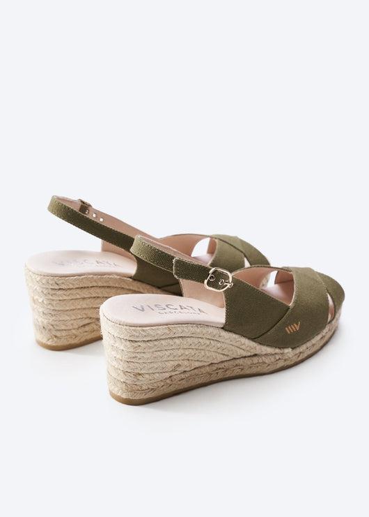 Llansa Limited Edition Canvas Espadrille Sandal Wedges