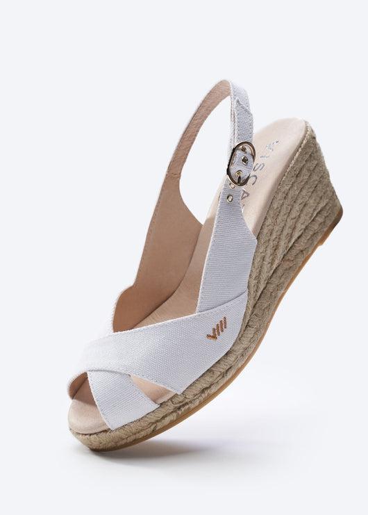 Llansa Limited Edition Canvas Espadrille Sandal Wedges