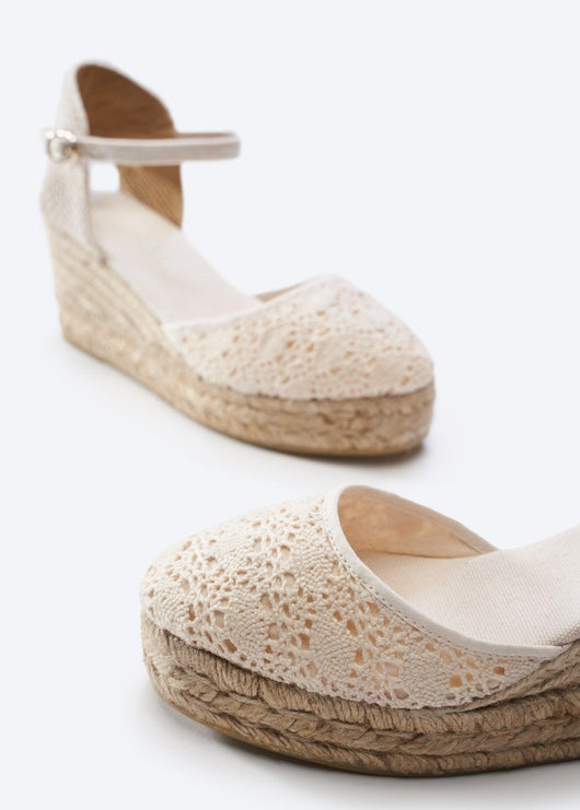 Solsona Crochet Espadrille Wedges