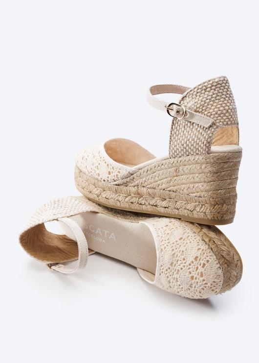 Solsona Crochet Espadrille Wedges