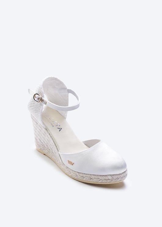 Satuna Limited Edition Silk Espadrille Wedges