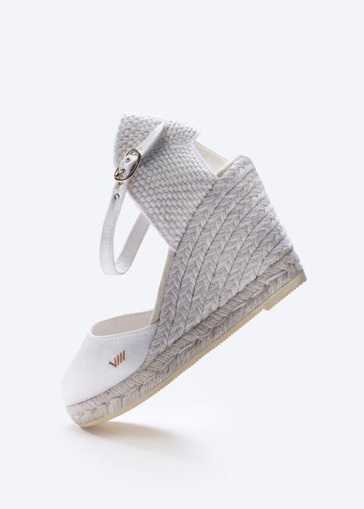 Satuna Limited Edition Silk Espadrille Wedges