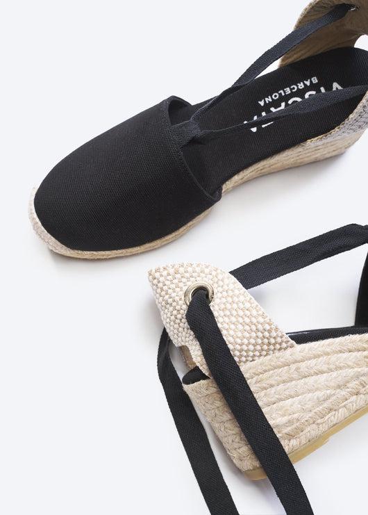 Escala Canvas Espadrille Wedges