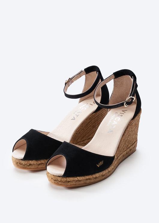 Caprubi Suede Espadrille Sandal Wedges