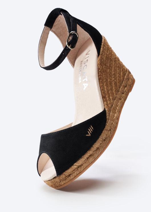 Caprubi Suede Espadrille Sandal Wedges