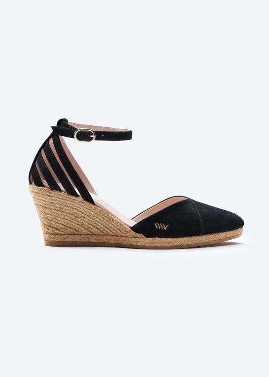 Ullastret Suede Espadrille Wedges