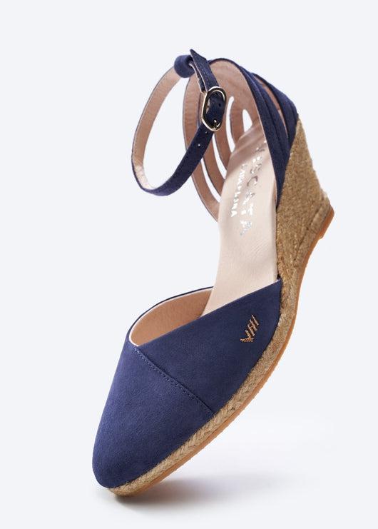 Ullastret Suede Espadrille Wedges