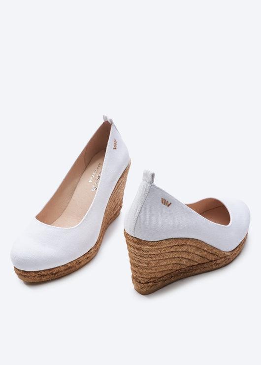 Marquesa Limited Edition Canvas Espadrille Wedge Pumps