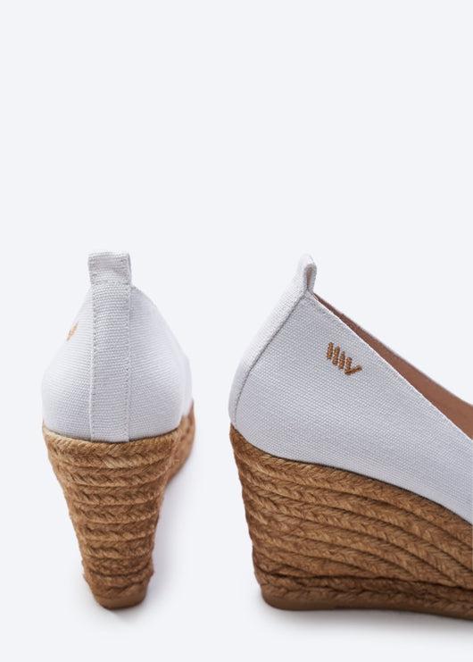 Marquesa Limited Edition Canvas Espadrille Wedge Pumps