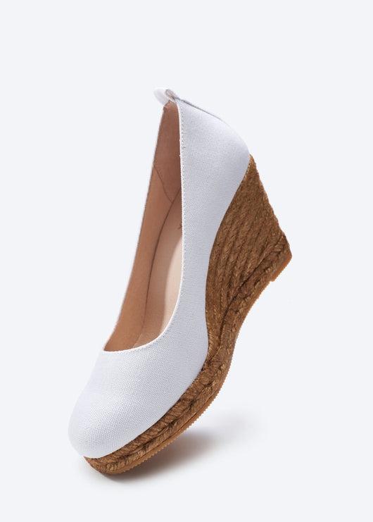 Marquesa Limited Edition Canvas Espadrille Wedge Pumps