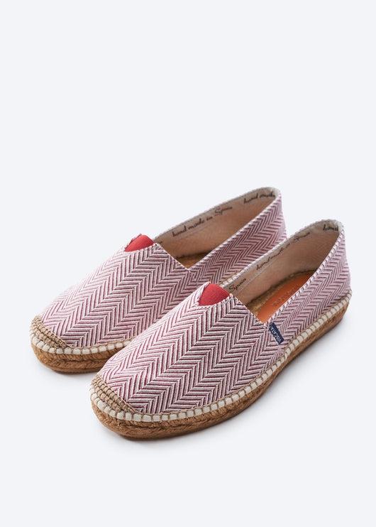 Barceloneta Herringbone Recycled PES Espadrille Flats