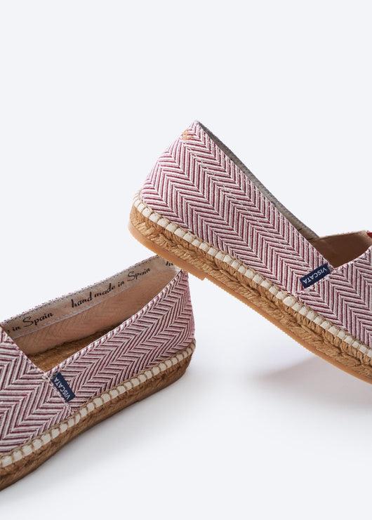 Barceloneta Herringbone Recycled PES Espadrille Flats