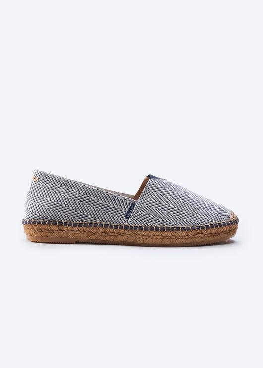 Barceloneta Herringbone Recycled PES Espadrille Flats