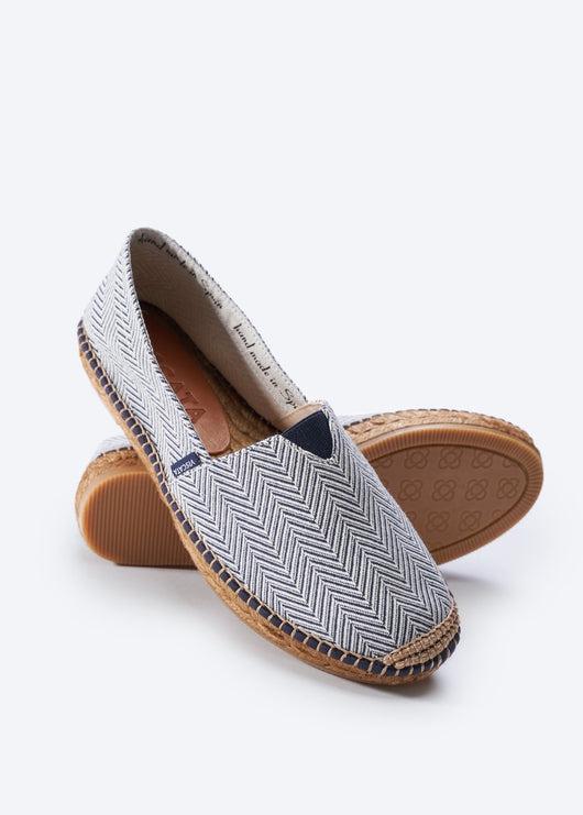 Barceloneta Herringbone Recycled PES Espadrille Flats