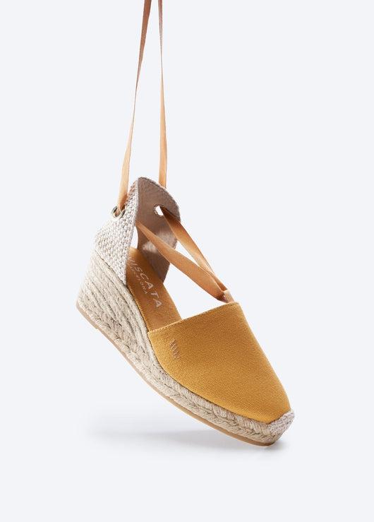 Escala Limited Edition Canvas Espadrille Wedges