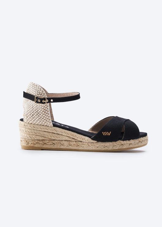 Salina Canvas Espadrille Sandal Wedges