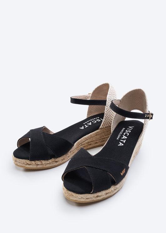 Salina Canvas Espadrille Sandal Wedges