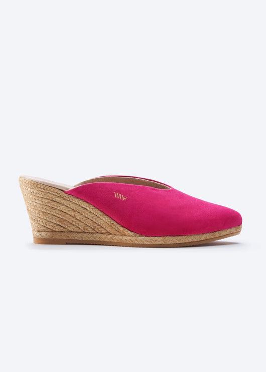 Truja Limited Edition Suede Espadrille Mule Wedges