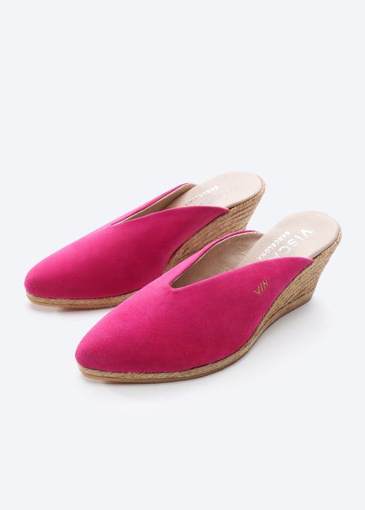 Truja Limited Edition Suede Espadrille Mule Wedges