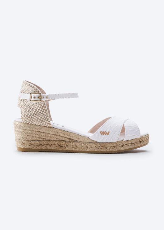 Salina Limited Edition Canvas Espadrille Sandal Wedges