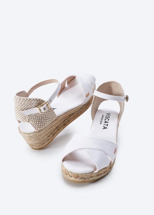 Salina Limited Edition Canvas Espadrille Sandal Wedges