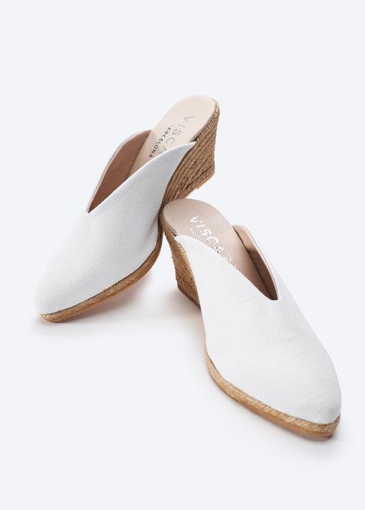 White mule online wedges