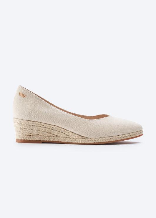 Riba Canvas Espadrille Wedges