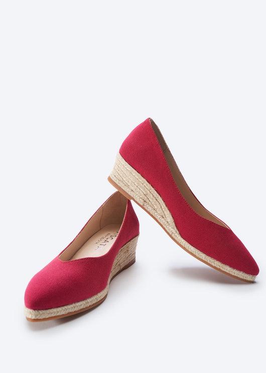 Riba Limited Edition Canvas Espadrille Wedges