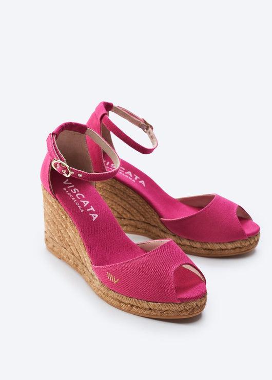 Aiguafreda Limited Edition Canvas Espadrille Sandal Wedges Viscata