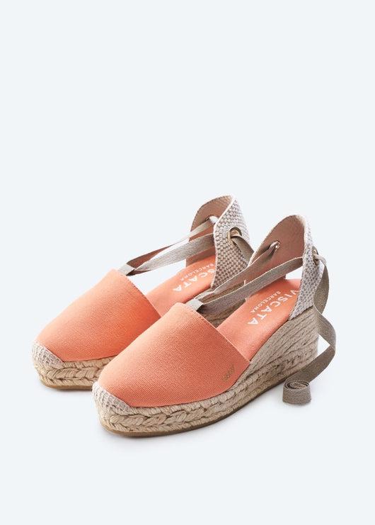 Bisbe Limited Edition Canvas Espadrille Platform Wedges